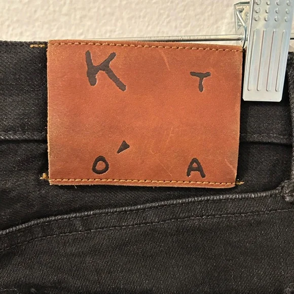 Hiroshi Kato Jeans “The Pen Slim” 14oz Size 31 in Raw Black - Picture 6 of 7